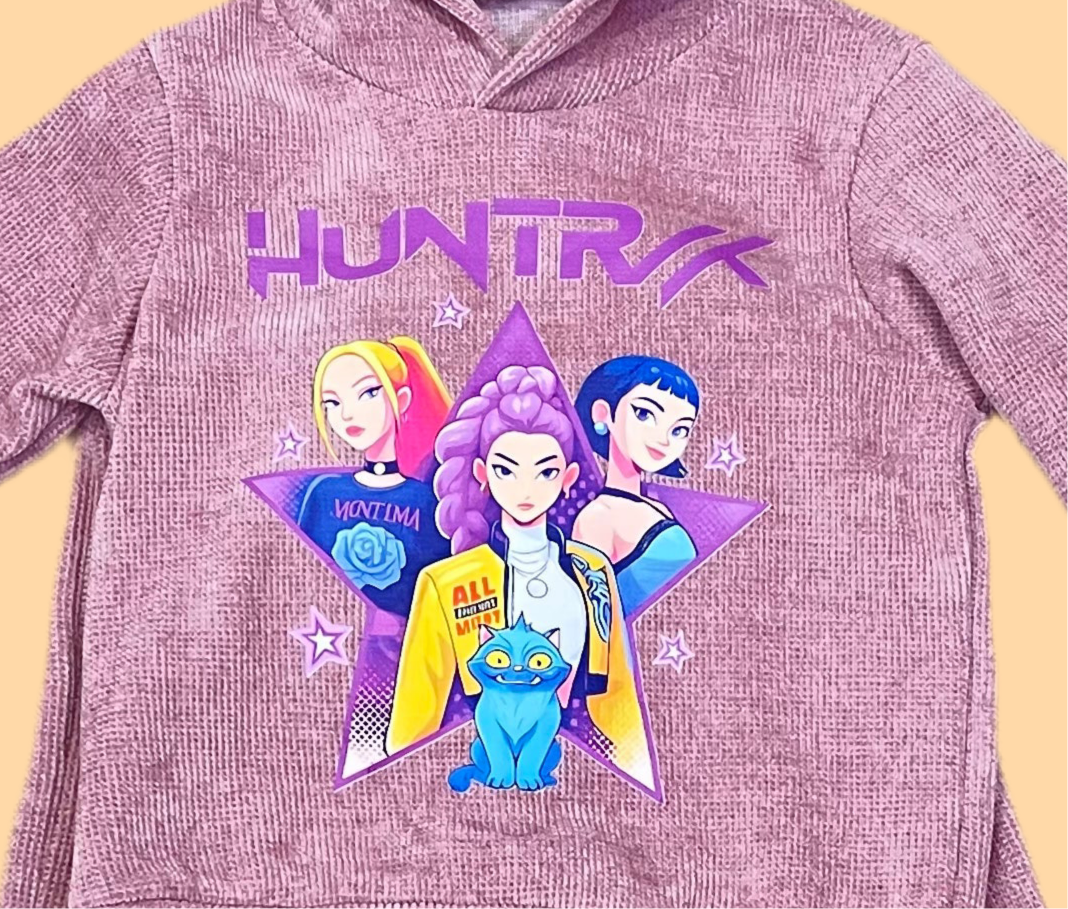 Chandal de niña micropana K- Pop rosa viejo  - Pronta Moda