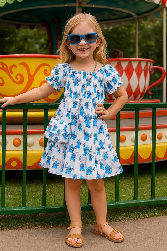 Vestido Stitch con bolso  - Pronta Moda