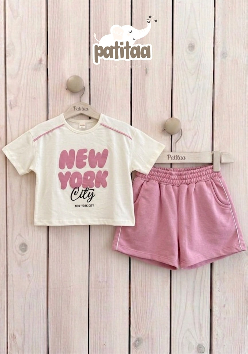 Conjunto New York rosa
