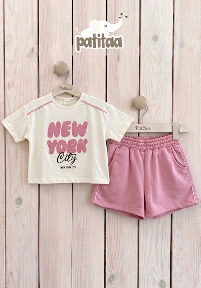 Conjunto New York rosa