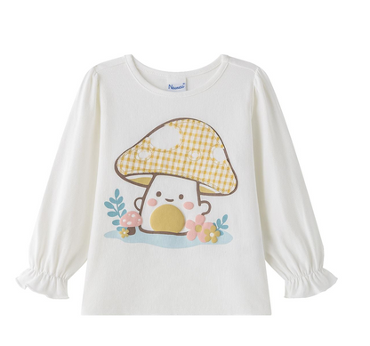 Camiseta niña 🍄‍🟫 seta - Newness