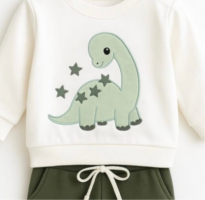 Chándal Bebé Dino verde
