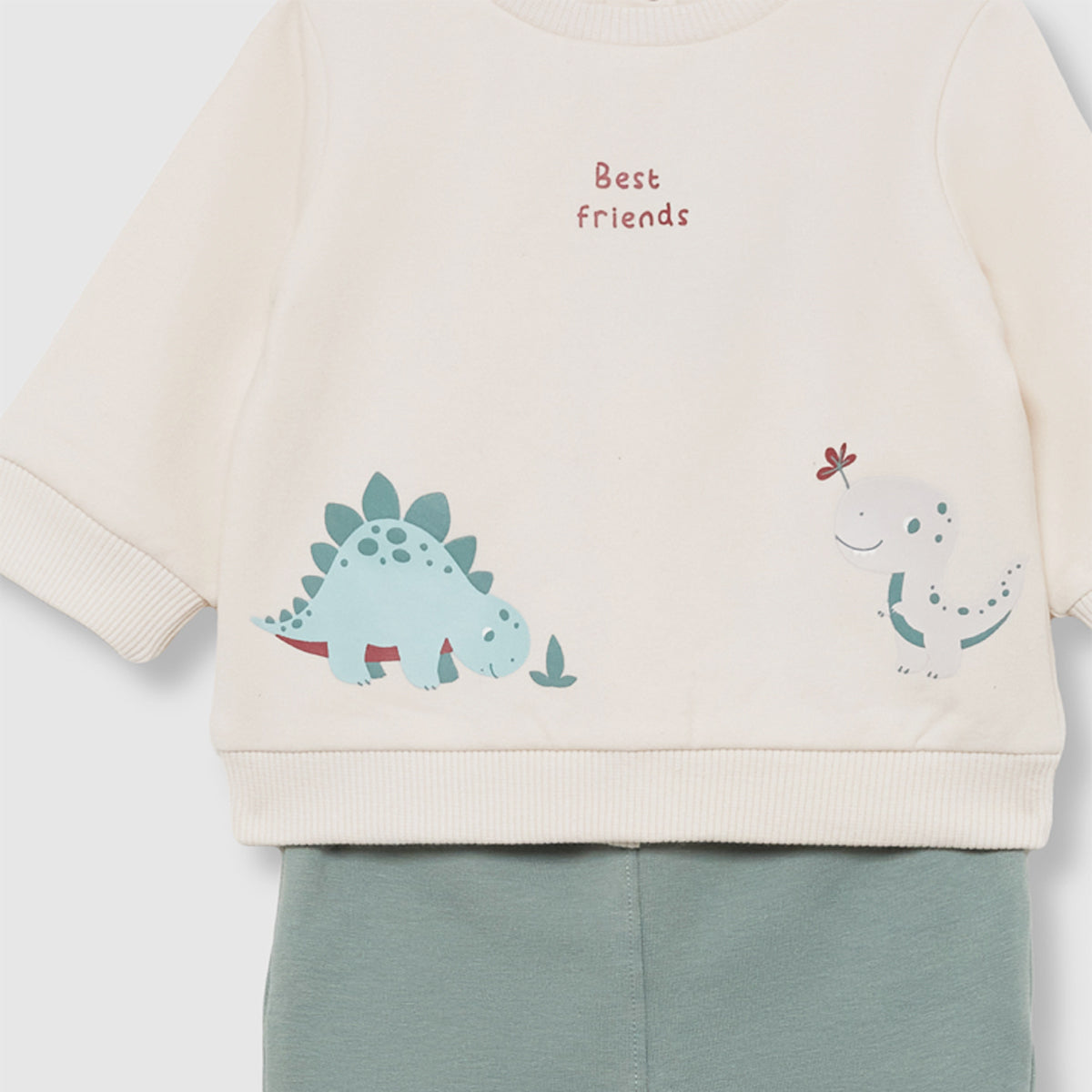 Conjunto Bebé Niño Beige y verde - Street Monkey