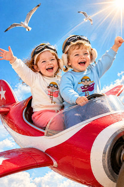 Chándal bebé niño avioneta