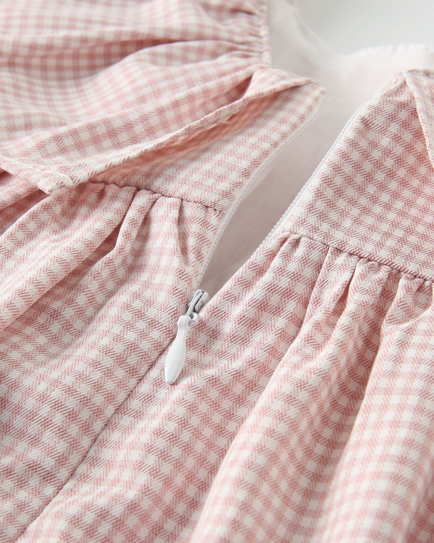 Vestido niña cuadros Vichy rosa - Newness