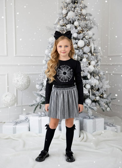 Conjunto de falda y camiseta de niña - pronta moda