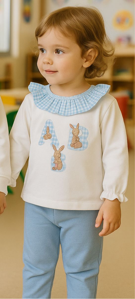 Conjunto chandal bebé niña letras
