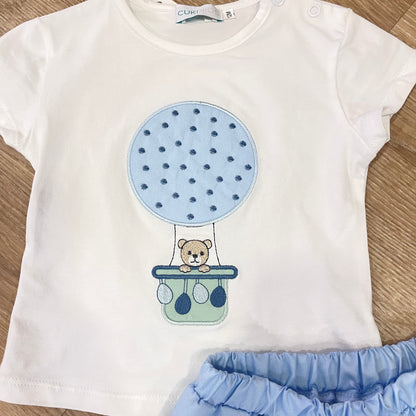 Conjunto globo con oso de  Bebé Niño