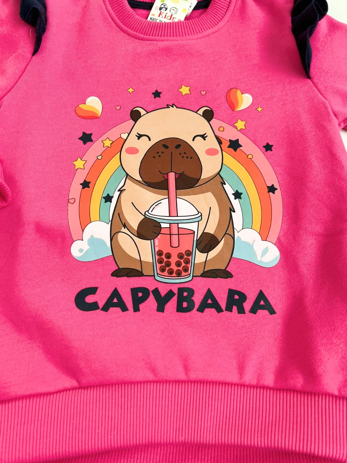 Chandal de Capybara  en fucsia - Pronta moda