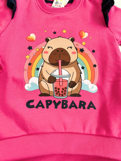 Chandal de Capybara  en fucsia - Pronta moda