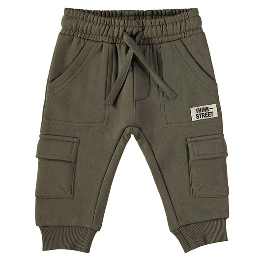 Pantalón infantil de chico en caqui - BABYBOL (12 meses - 8 años)
