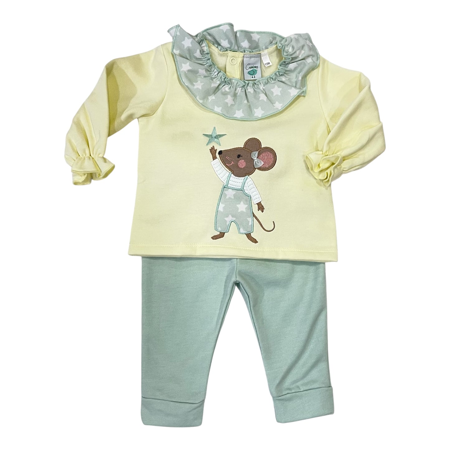 Conjunto chandal bebé niña ratona