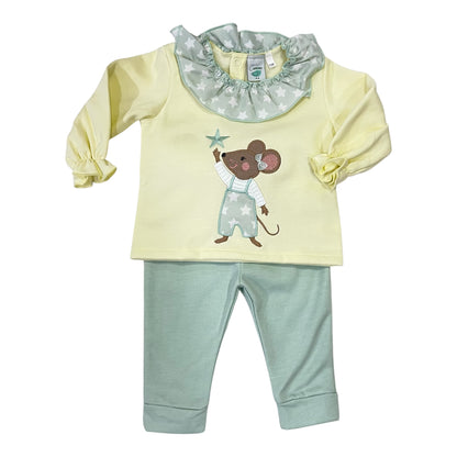 Conjunto chandal bebé niña ratona