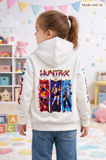 Sudadera estampado espalda en blanco k-Pop - pronta moda