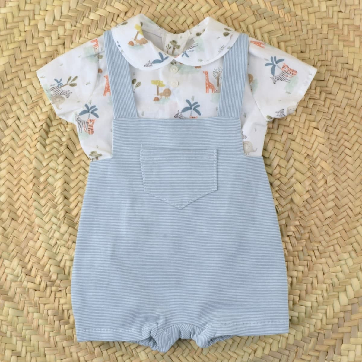 Conjunto Peto camisa Safari - Baby Ferr