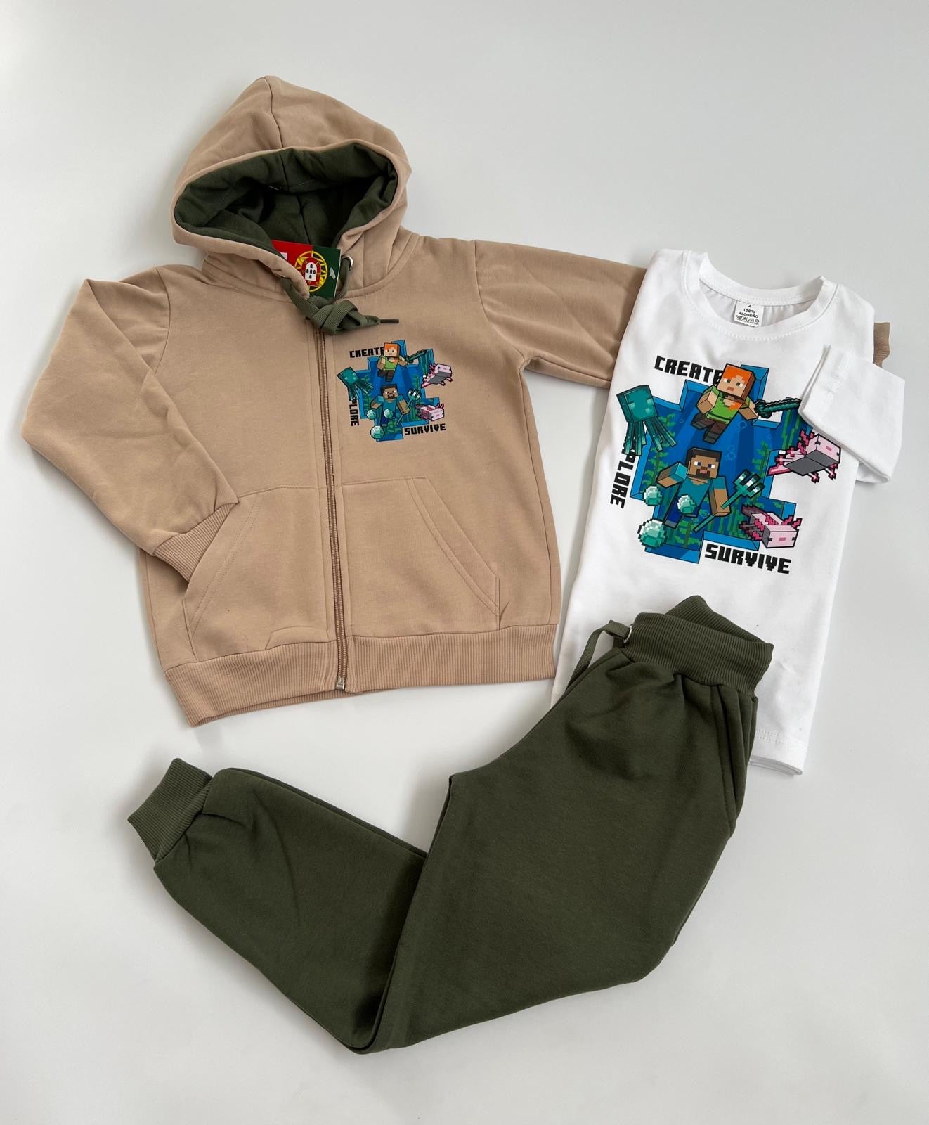 Chandal de niño Minecraft