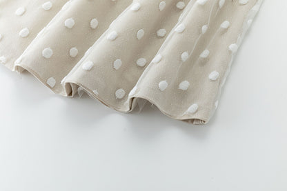 Vestido ceremonia en beige de niña -  Newness