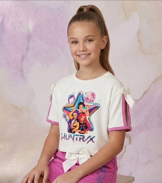 Conjunto falda pantalón lavanda - K- Pop