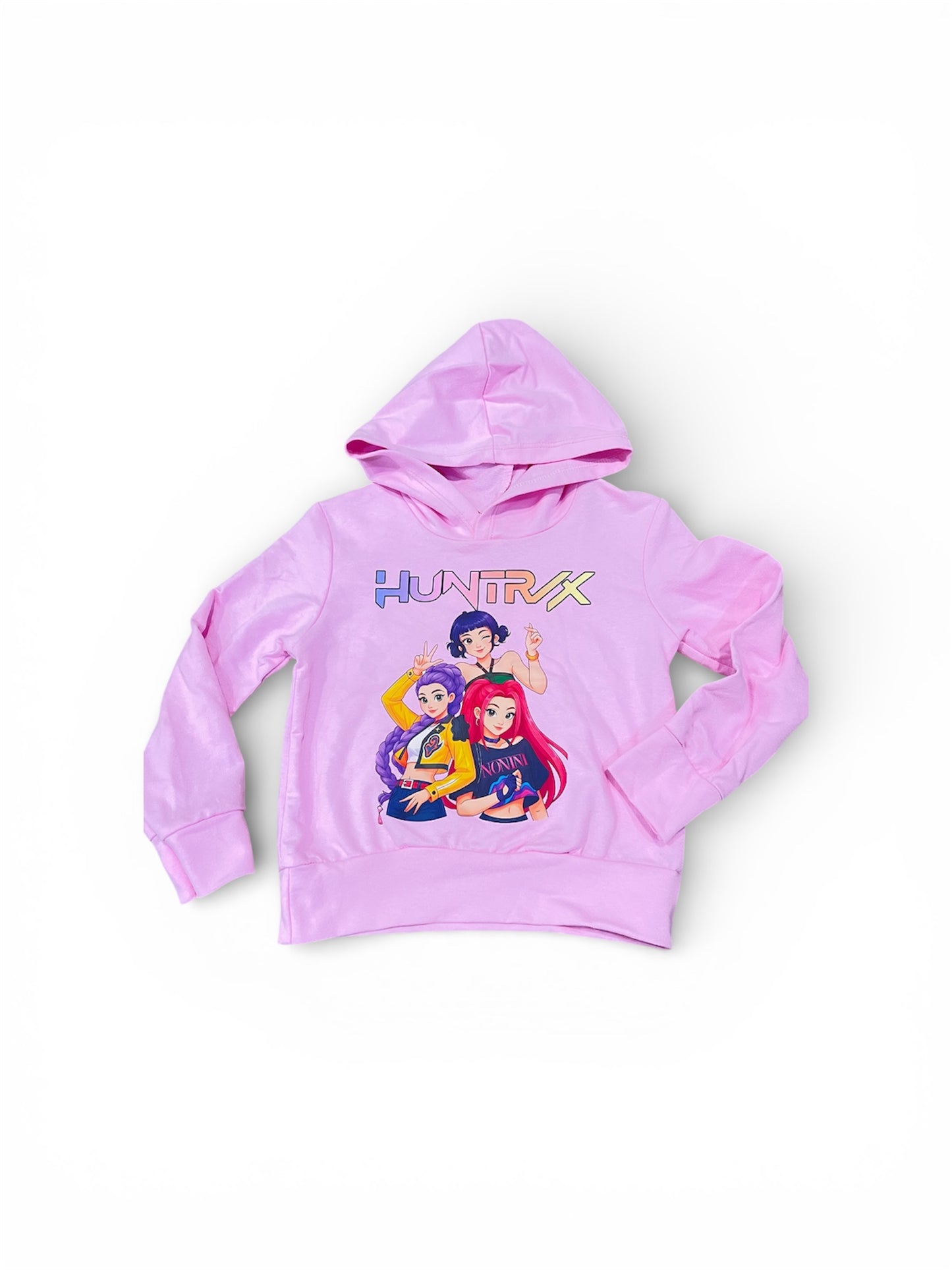 Sudadera rosa con capucha  primavera k-Pop - Pronta moda