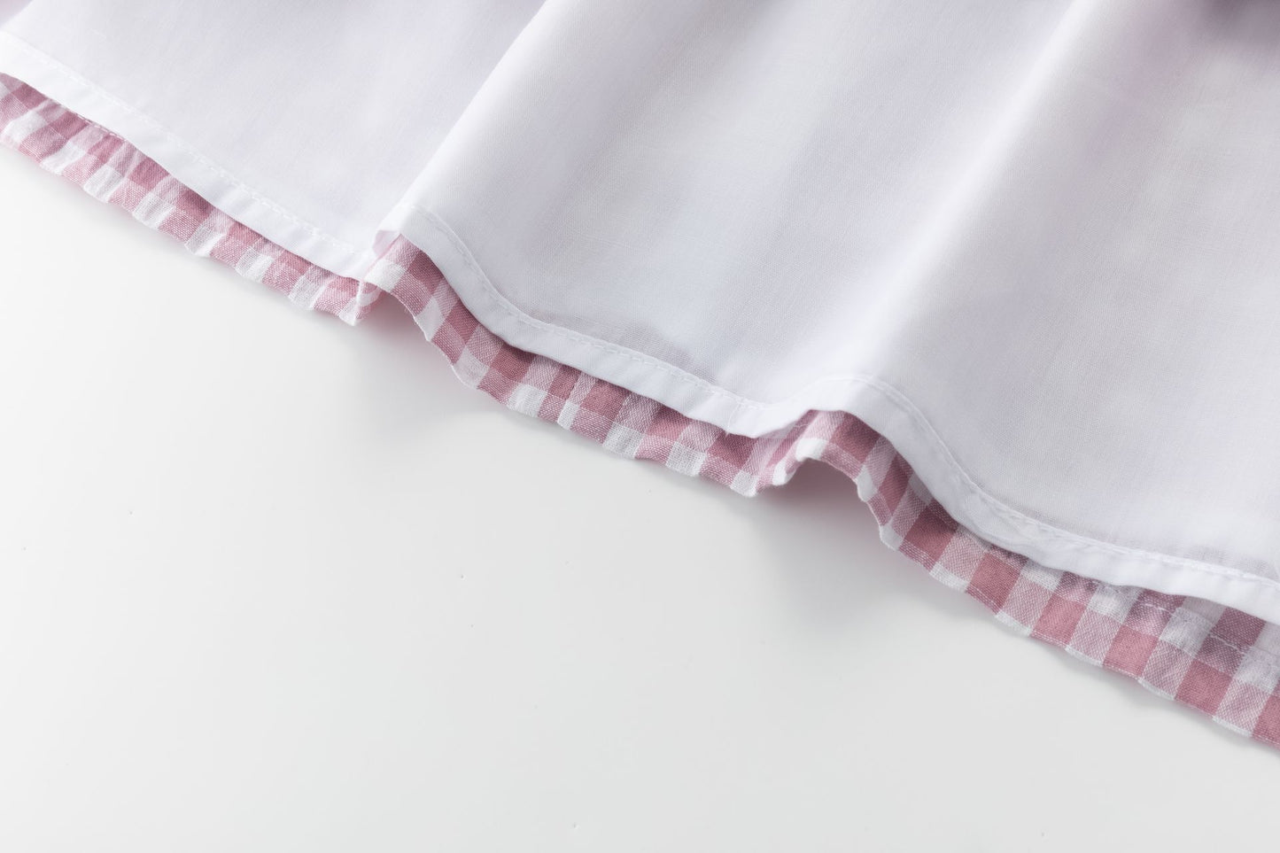 Vestido niña cuadros Vichy malva - Newness