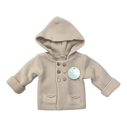 Chaqueta de punto color arena - Baby