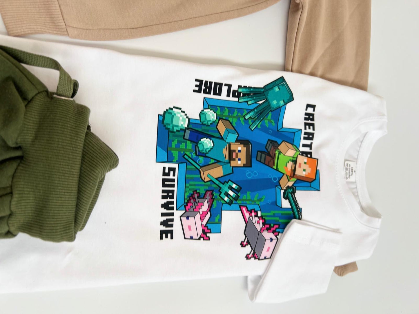 Chandal de niño Minecraft