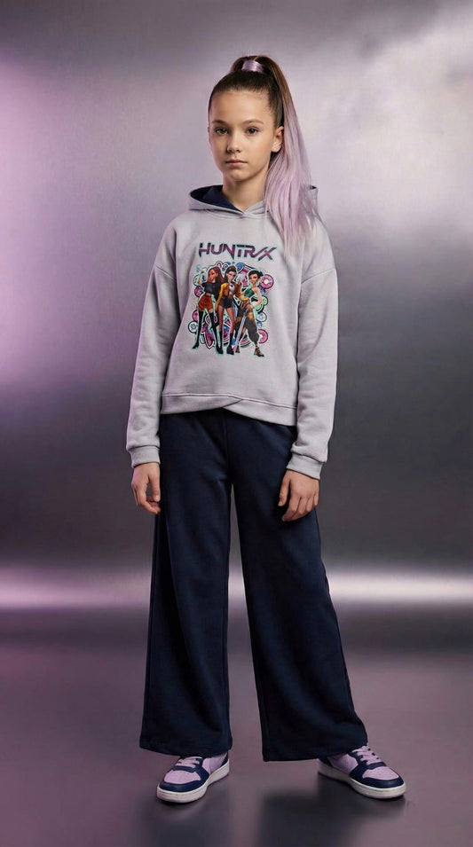 Chándal niña en lila y azul de Huntrix - Patitaa