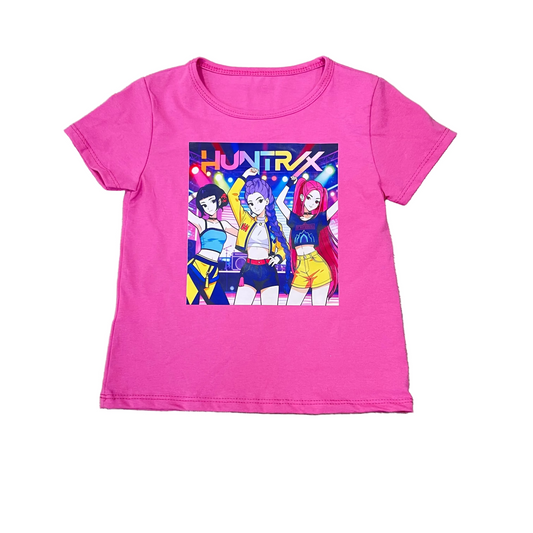 Camiseta manga corta en fucsia Huntrix - Pronta moda