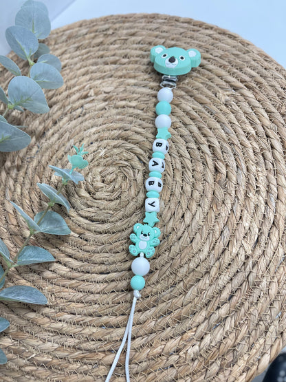 Cadenas chupetes de silicona ositos
