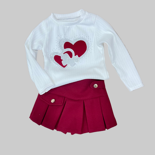 Conjunto de suéter y falda pantalón - Pronta Moda