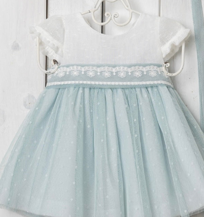 Vestido Hortensia niña bebé   - Basmarti 2026
