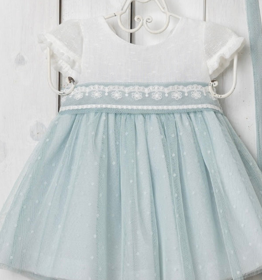 Vestido Hortensia niña bebé   - Basmarti 2026