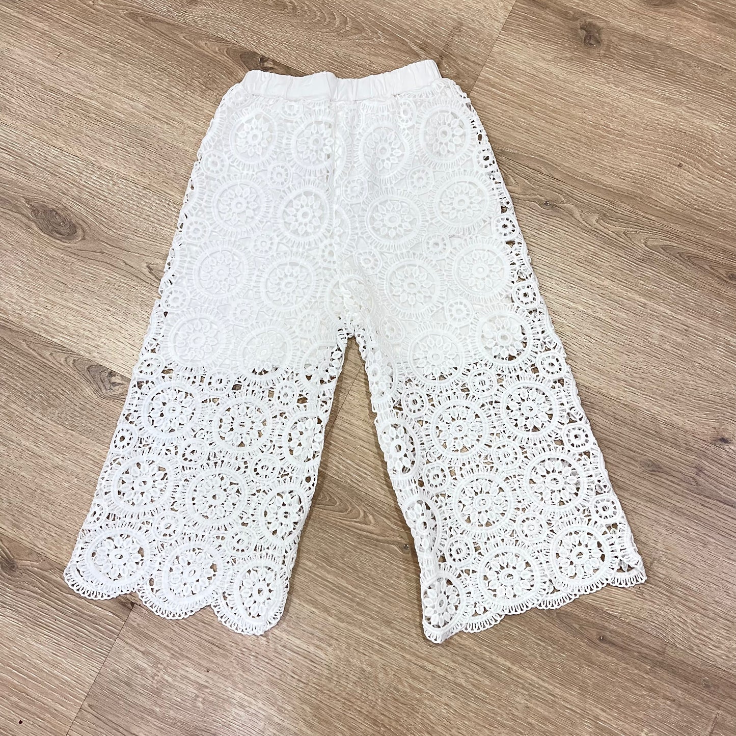 Conjunto niña bohemio en blanco - Pronta Moda