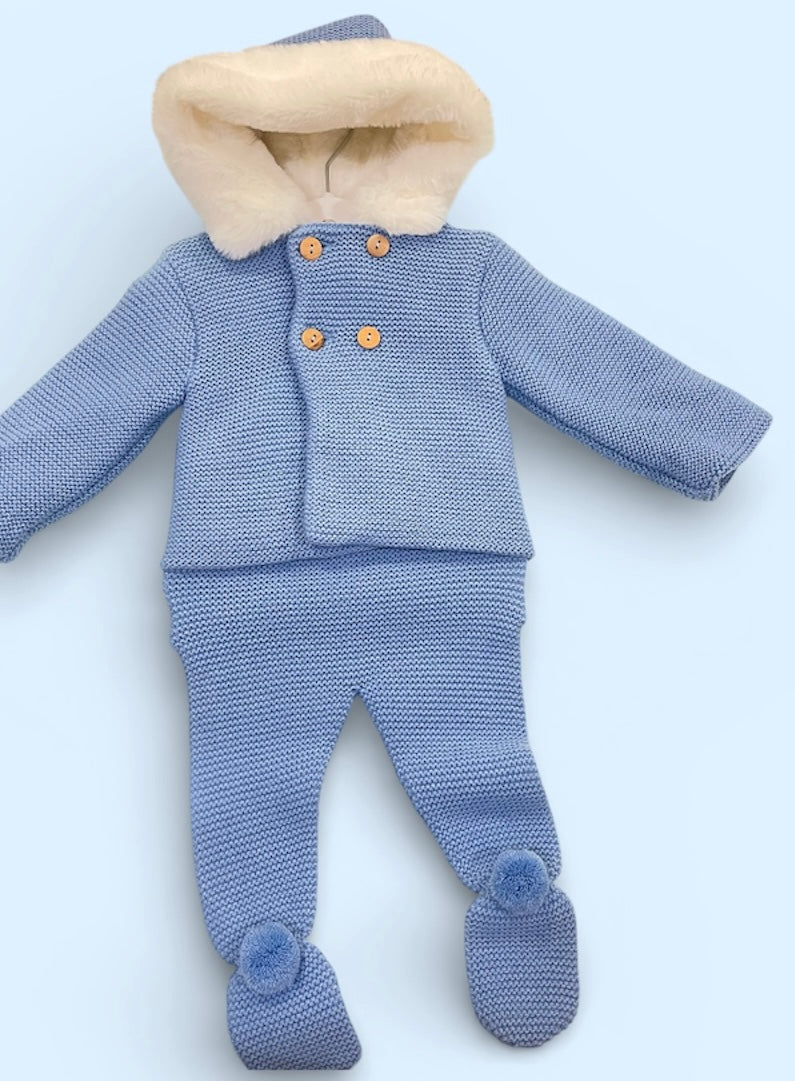 San Francisco en lana color azul azafata