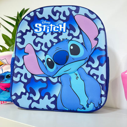 Mochila 3D Stitch en azul