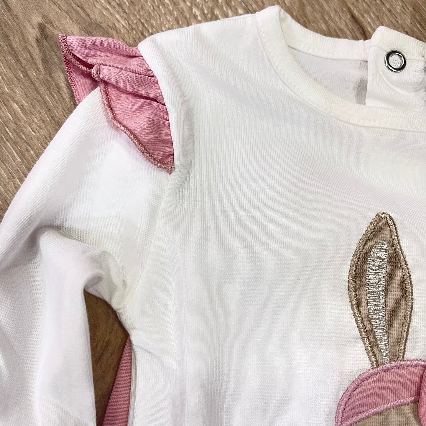 Conjunto de Bebé Niña conejita Rosa