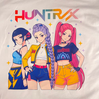 Camiseta manga corta en blanco k-Pop - Pronta moda