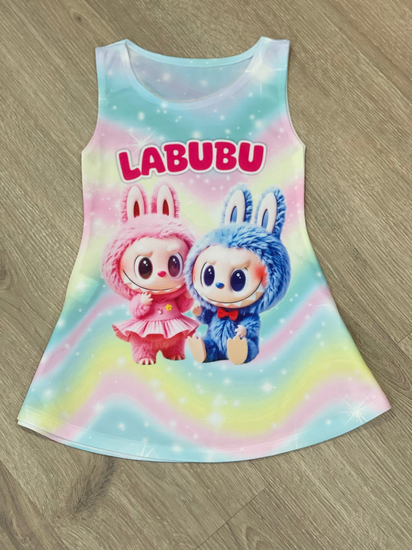 Vestido Labubu multicolor - Pronta Moda