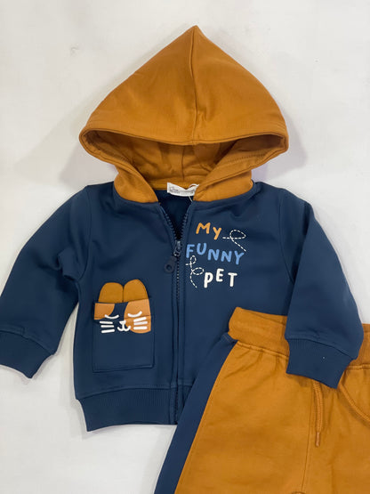 Chándal niño con cremarera - Street Monkey Invierno