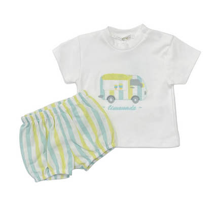 Conjunto Veraniego "Lemonade" 🍋
 - Pequeños Piratas