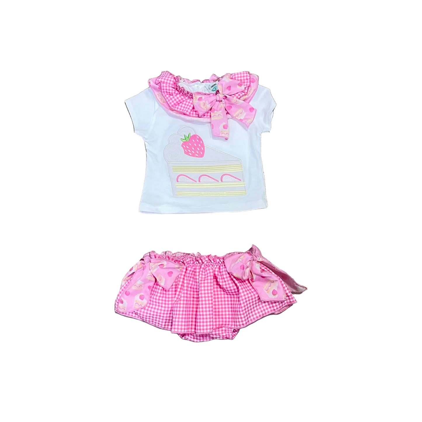Conjunto tarta de fresa