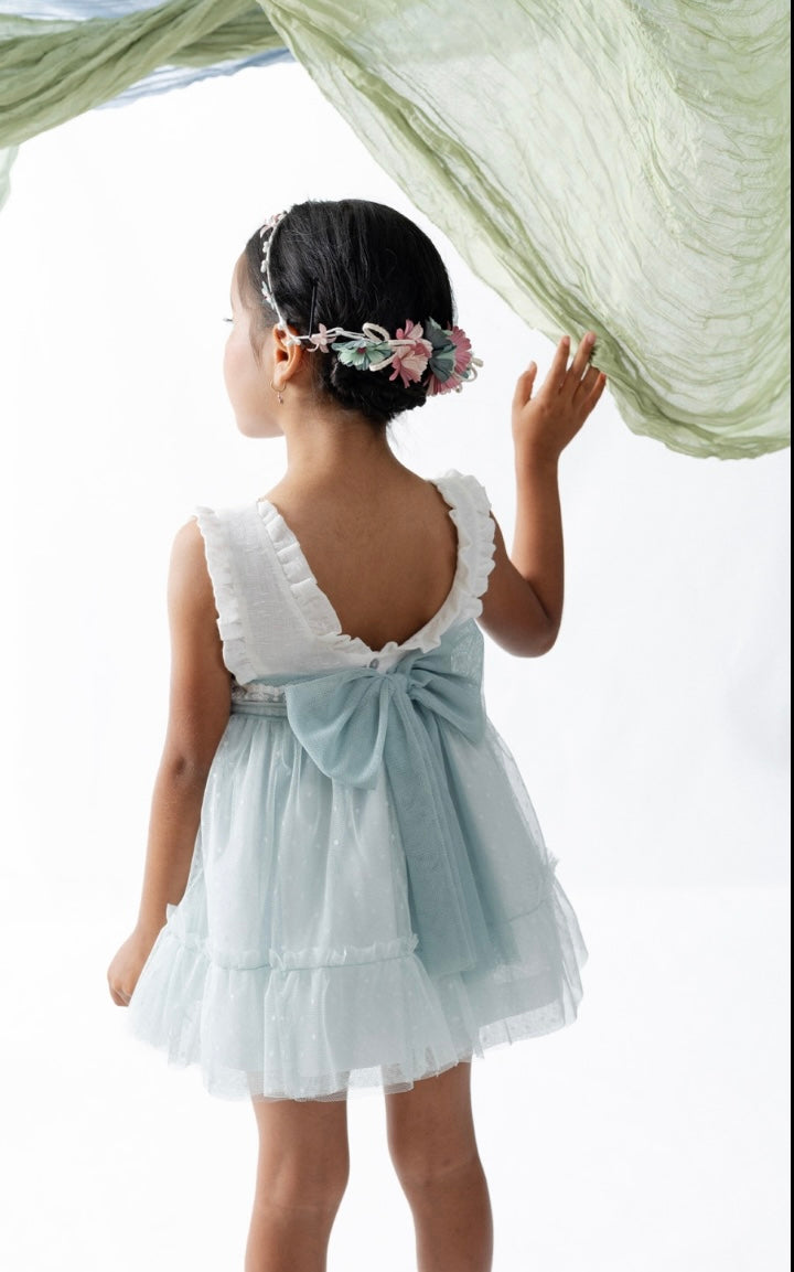 Vestido Ceremonia Hortensia de niña - Basmarti 2026