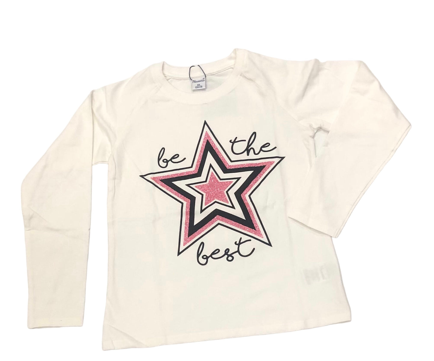 Camiseta con estrella glitter - Newness