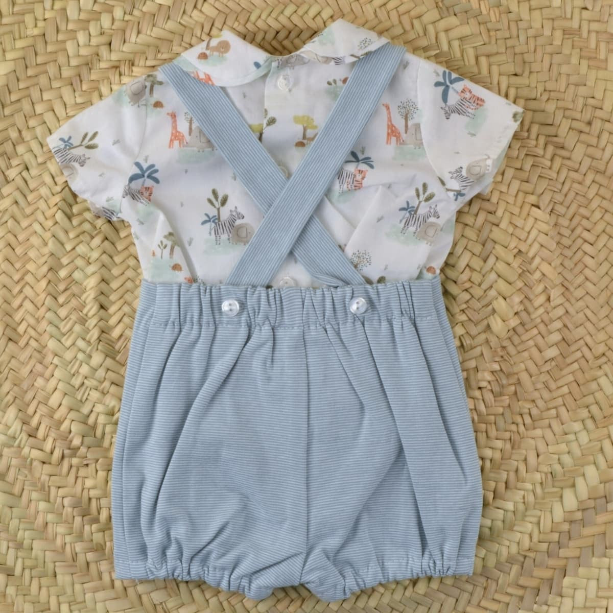 Conjunto Peto camisa Safari - Baby Ferr