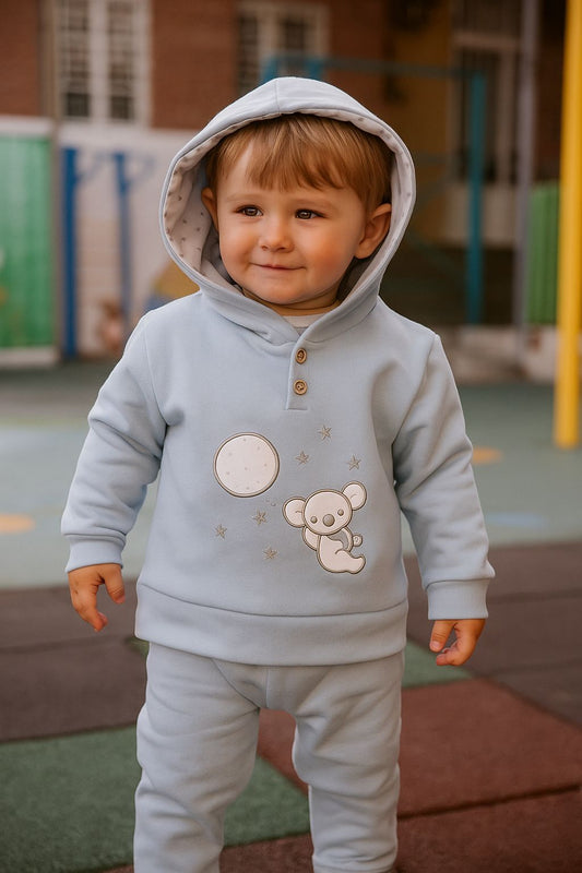 Conjunto chandal bebé niño koala con globo
