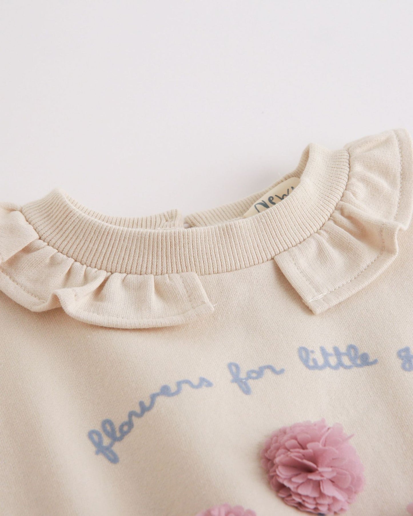 Sudadera niña beige - Newness invierno