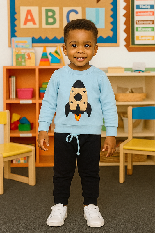 Conjunto chandal bebé niño cohete - Petit Cie