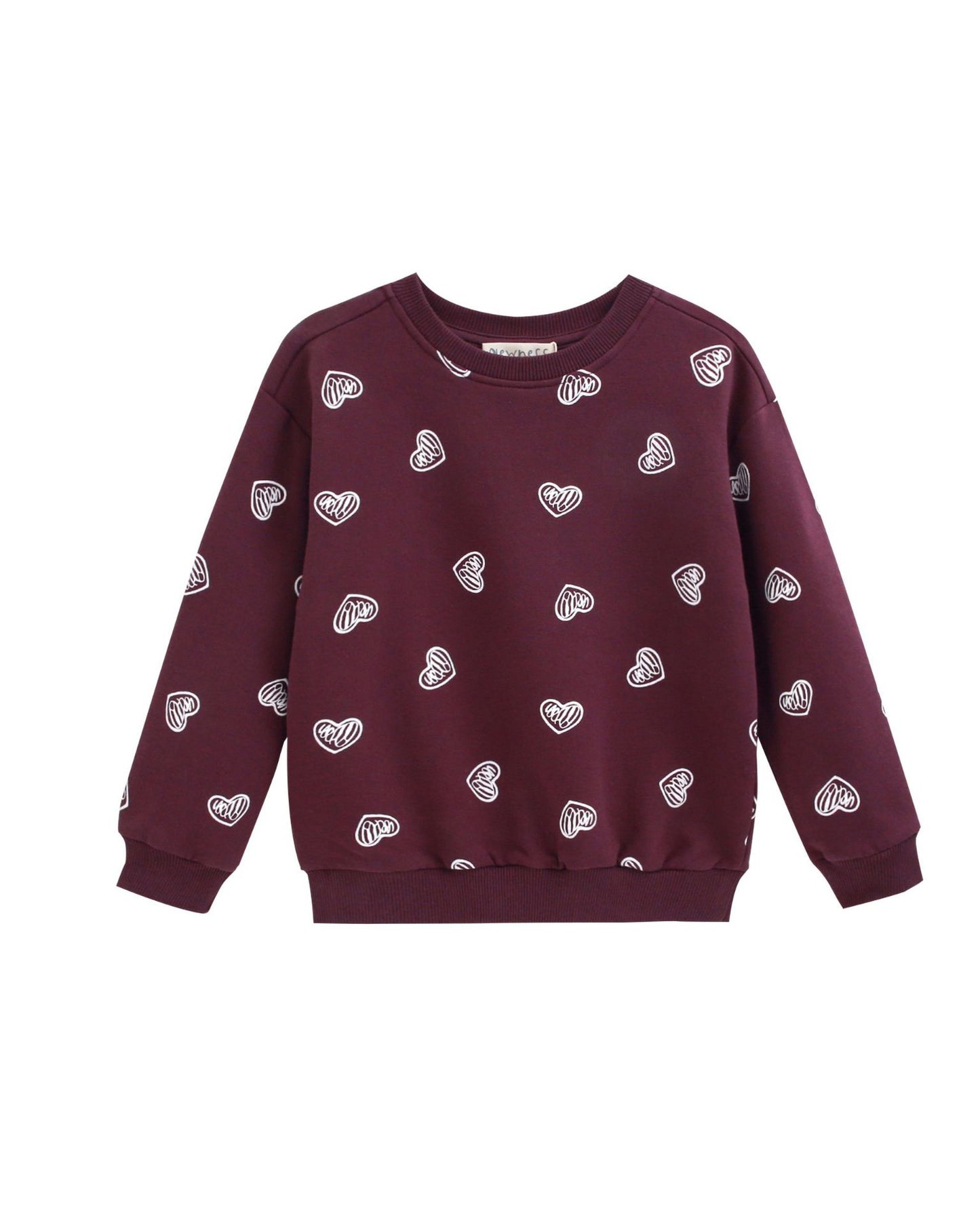 Sudadera niña granate - Newness invierno