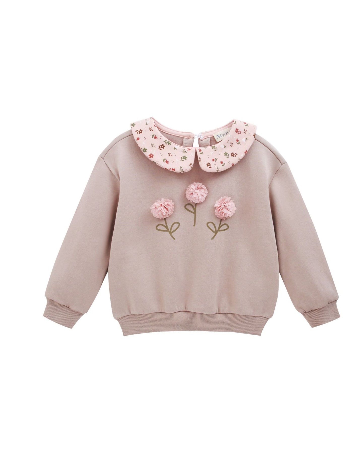 Sudadera niña cuello bebé - Newness invierno
