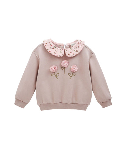 Sudadera niña cuello bebé - Newness invierno